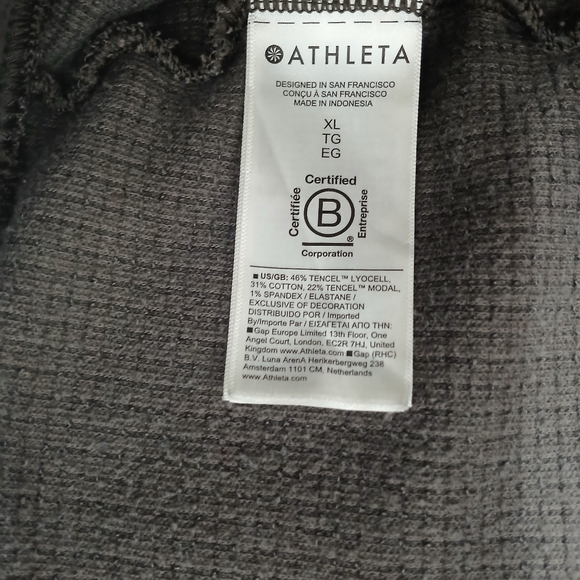 Athleta Coaster Luxe Waffle High Rise Jogger . XL - Picture 8 of 12